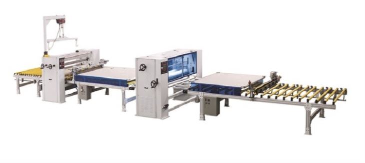 Linea di laminazione con colla a caldo